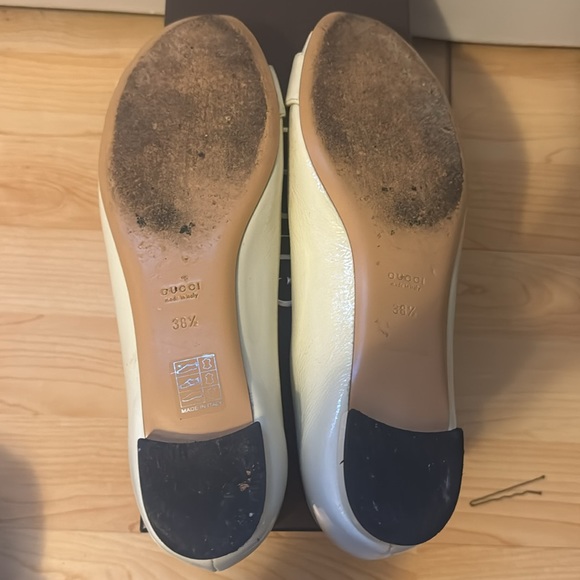 Salandia Ivory Patent Leather Flats - Picture 4 of 11